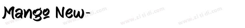 Mango New字体转换